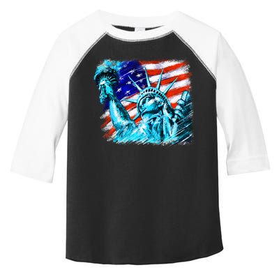 Statue Of Liberty USA Toddler Fine Jersey T-Shirt