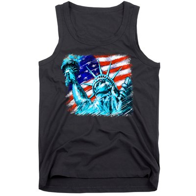 Statue Of Liberty USA Tank Top