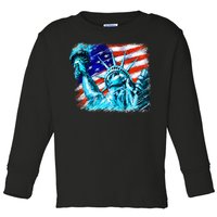 Statue Of Liberty USA Toddler Long Sleeve Shirt