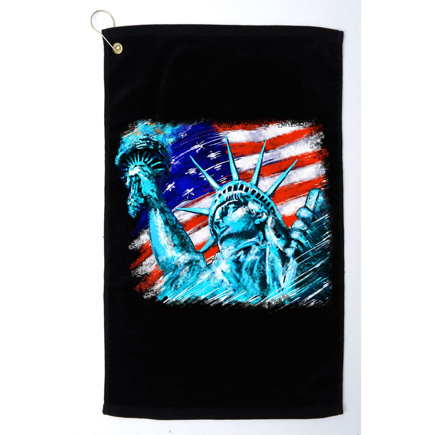 Statue Of Liberty USA Golf Towel