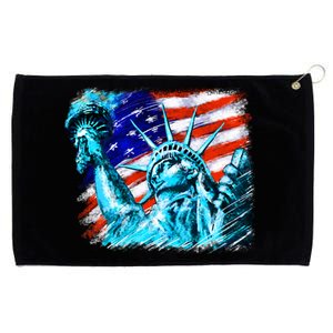 Statue Of Liberty USA Grommeted Golf Towel