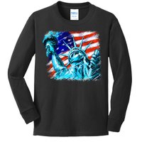 Statue Of Liberty USA Kids Long Sleeve Shirt