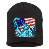 Statue Of Liberty USA Short Acrylic Beanie