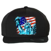 Statue Of Liberty USA Wool Snapback Cap