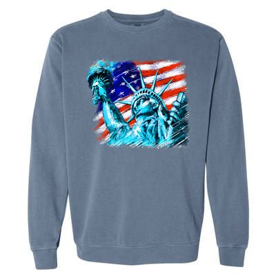 Statue Of Liberty USA Garment-Dyed Sweatshirt