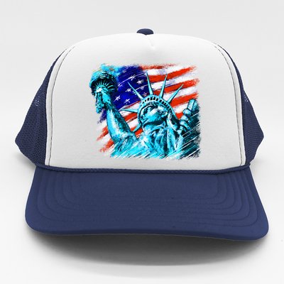 Statue Of Liberty USA Trucker Hat