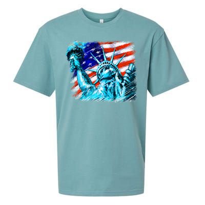 Statue Of Liberty USA Sueded Cloud Jersey T-Shirt