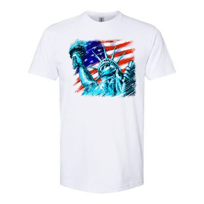 Statue Of Liberty USA Softstyle CVC T-Shirt