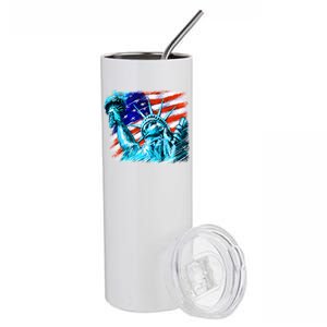 Statue Of Liberty USA Stainless Steel Tumbler