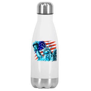 Statue Of Liberty USA Stainless Steel Insulated Water Bottle