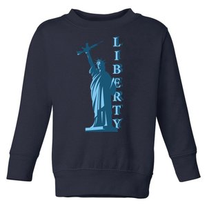 Stature Of Liberty Holding AR-15 Assault Rifle Toddler Sweatshirt