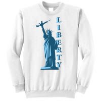 Stature Of Liberty Holding AR-15 Assault Rifle Sweatshirt