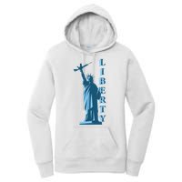 Stature Of Liberty Holding AR-15 Assault Rifle Women's Pullover Hoodie