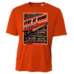 Stay At Home Festival Concert Poster Quarantine Cooling Performance Crew T-Shirt