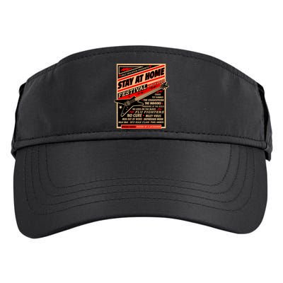 Stay At Home Festival Concert Poster Quarantine Adult Drive Performance Visor