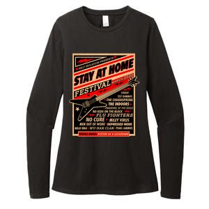 Stay At Home Festival Concert Poster Quarantine Womens CVC Long Sleeve Shirt