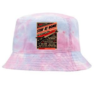 Stay At Home Festival Concert Poster Quarantine Tie-Dyed Bucket Hat