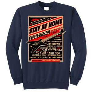 Stay At Home Festival Concert Poster Quarantine Sweatshirt