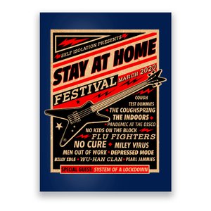 Stay At Home Festival Concert Poster Quarantine Poster