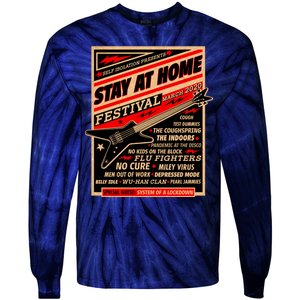 Stay At Home Festival Concert Poster Quarantine Tie-Dye Long Sleeve Shirt