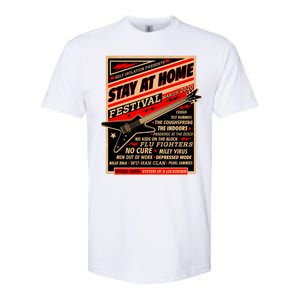 Stay At Home Festival Concert Poster Quarantine Softstyle CVC T-Shirt