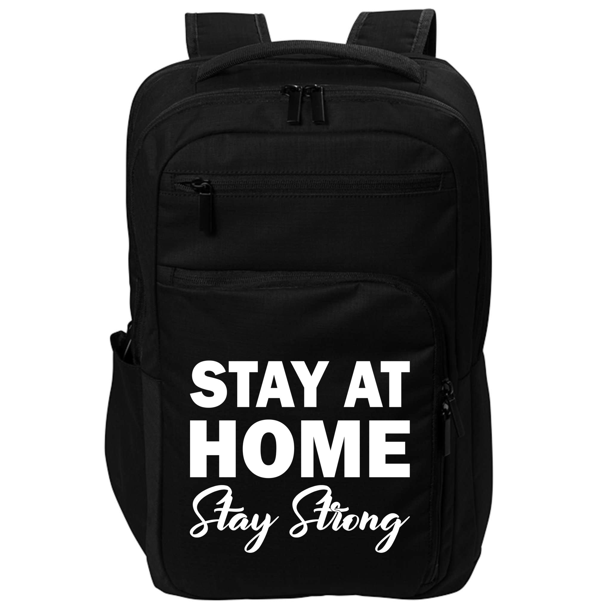 Stay At Home Stay Strong Impact Tech Backpack