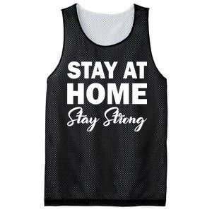 Stay At Home Stay Strong Mesh Reversible Basketball Jersey Tank