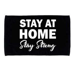 Stay At Home Stay Strong Microfiber Hand Towel