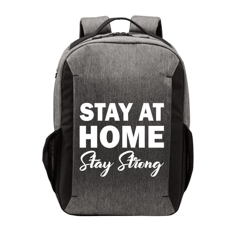 Stay At Home Stay Strong Vector Backpack