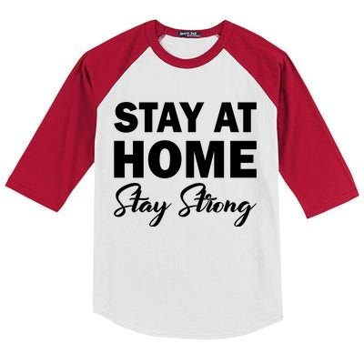 Stay At Home Stay Strong Kids Colorblock Raglan Jersey