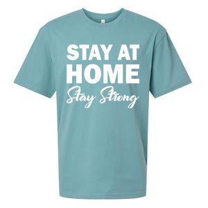 Stay At Home Stay Strong Sueded Cloud Jersey T-Shirt