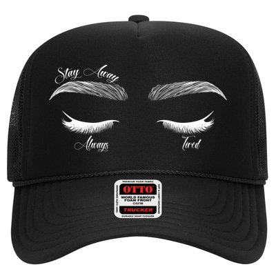 Stay Away Always Tired Trucker Hat