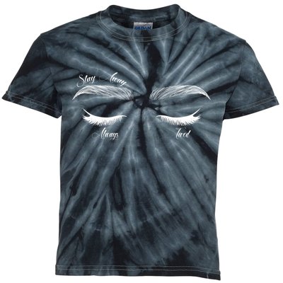 Stay Away Always Tired Kids Tie-Dye T-Shirt