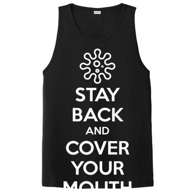 Stay Back And Cover Your Mouth PosiCharge Competitor Tank