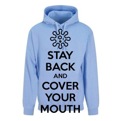 Stay Back And Cover Your Mouth Unisex Surf Hoodie