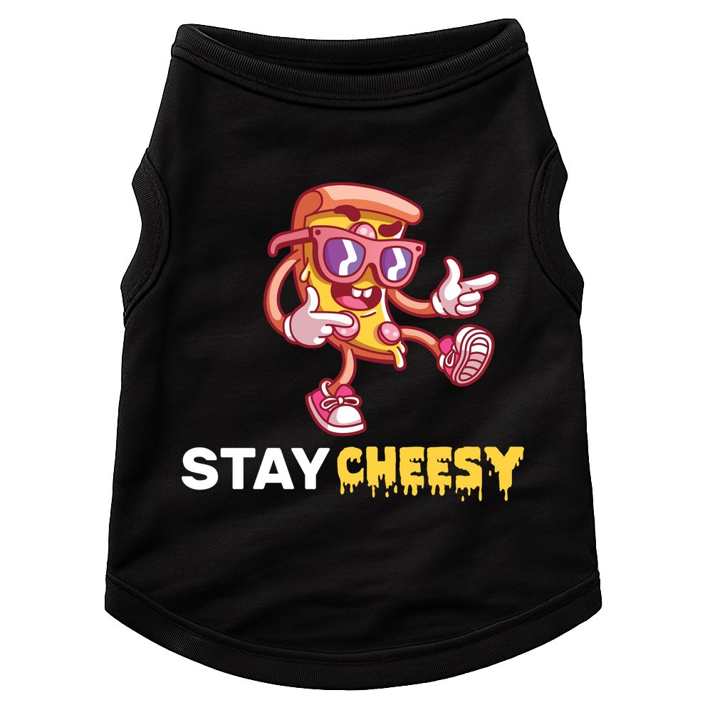 Stay Cheesy Pizza Doggie Tank