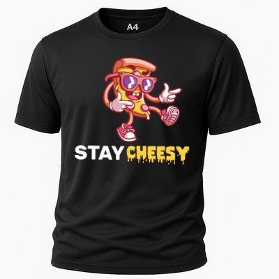 Stay Cheesy Pizza Performance Shirt