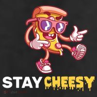 Stay Cheesy Pizza 11oz C Handle Ceramic Mug
