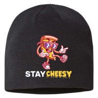 Stay Cheesy Pizza Sustainable Beanie