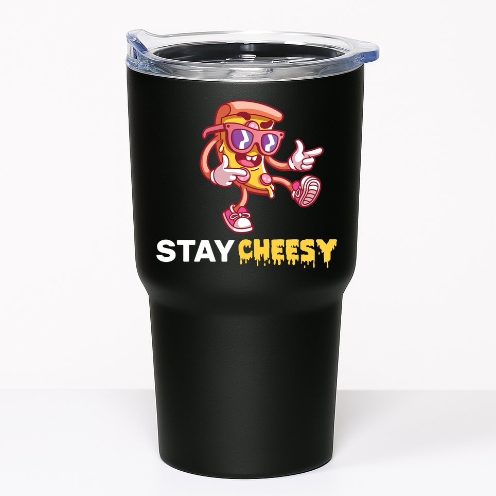 Stay Cheesy Pizza Tumbler