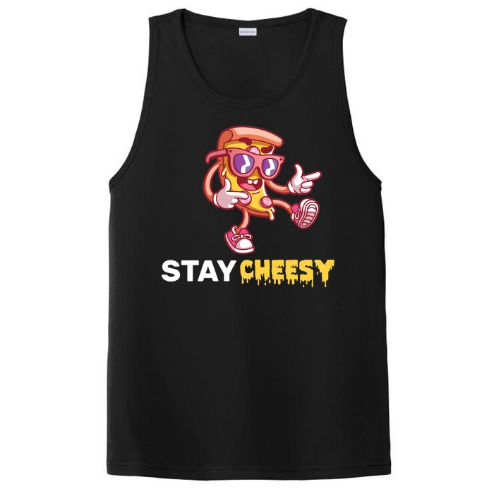 Stay Cheesy Pizza PosiCharge Competitor Tank