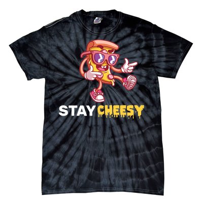 Stay Cheesy Pizza Tie-Dye T-Shirt