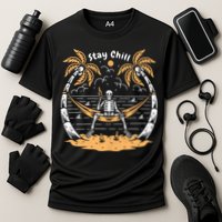Stay Chill Skeleton Cooling Performance Crew T-Shirt