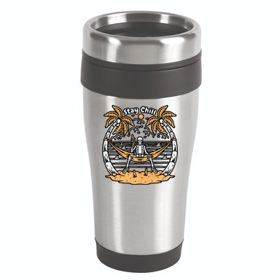 Stay Chill Skeleton 16oz Travel Tumbler