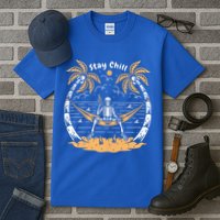 Stay Chill Skeleton Tall T-Shirt