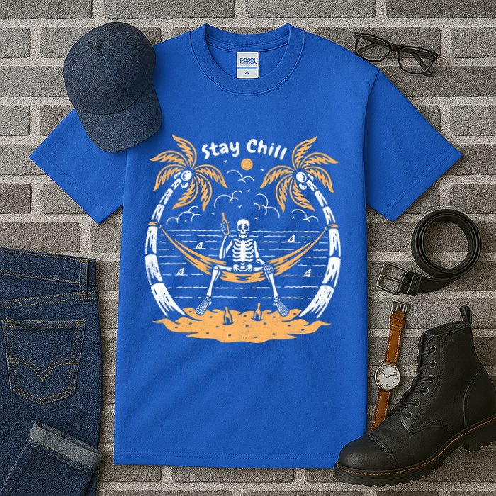 Stay Chill Skeleton Tall T-Shirt