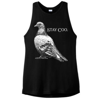 Stay Coo Pigeon Ladies PosiCharge Tri-Blend Wicking Tank