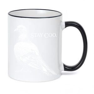 Stay Coo Pigeon 11oz Black Color Changing Mug