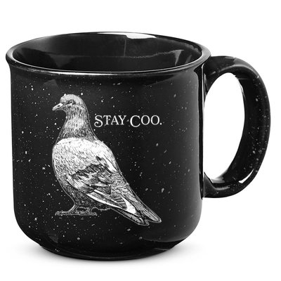Stay Coo Pigeon 15oz Campfire Ceramic Mug