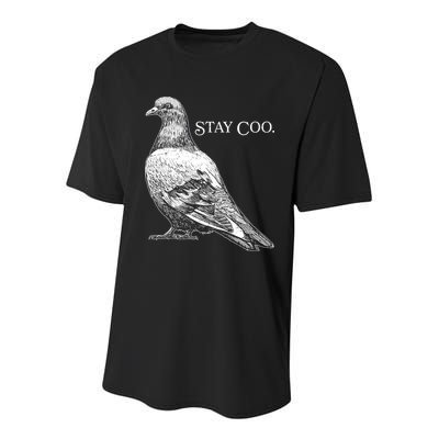 Stay Coo Pigeon Youth Performance Sprint T-Shirt